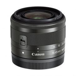 Compatible with the EOS M10 Digital Camera, the EF-M 15-45mm f/3.5-6.3 IS STM lens offers an Image Stabilization system with up to 3.5 equivalent stops of shake correction.