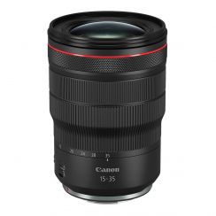 Canon RF 15-35mm f/2.8L IS USM Lens for professional-level mirrorless EOS cameras in photography.