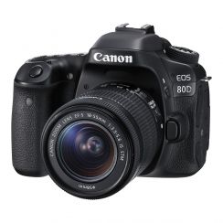 Canon 80D Single Kit with EFS18-55ST Lens - Refurbished