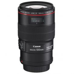 Canon EF 100mm f/2.8 Macro IS USM Lens - Refurbished