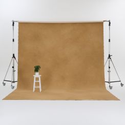 Oliphant 3.65 x 6.70M Canvas Backdrop - Toffee