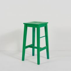 Timber Bar Stool - White and Custom Colours