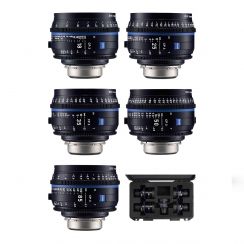 Zeiss CP.3 Compact Prime 7 Lens Kit - 18mm, 25mm, 28mm, 35mm, 50mm, 85mm, 100mm