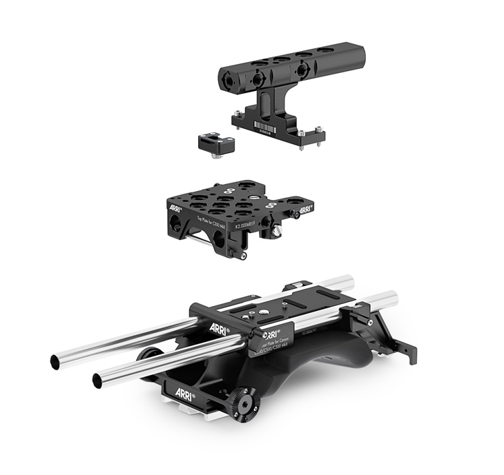 ARRI Pro broadcast plate set for the Canon C300 Mark II or C200.