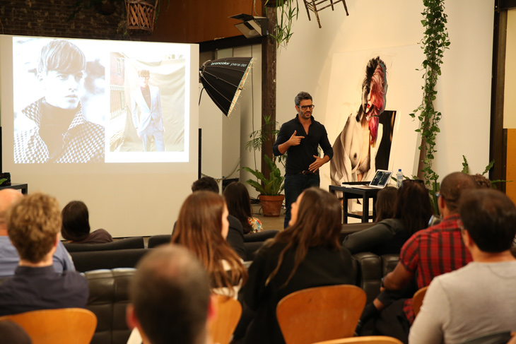 Sydney photographer Georges Antoni holds a sold out seminar at SUNSTUDIOS Sydney in 2014