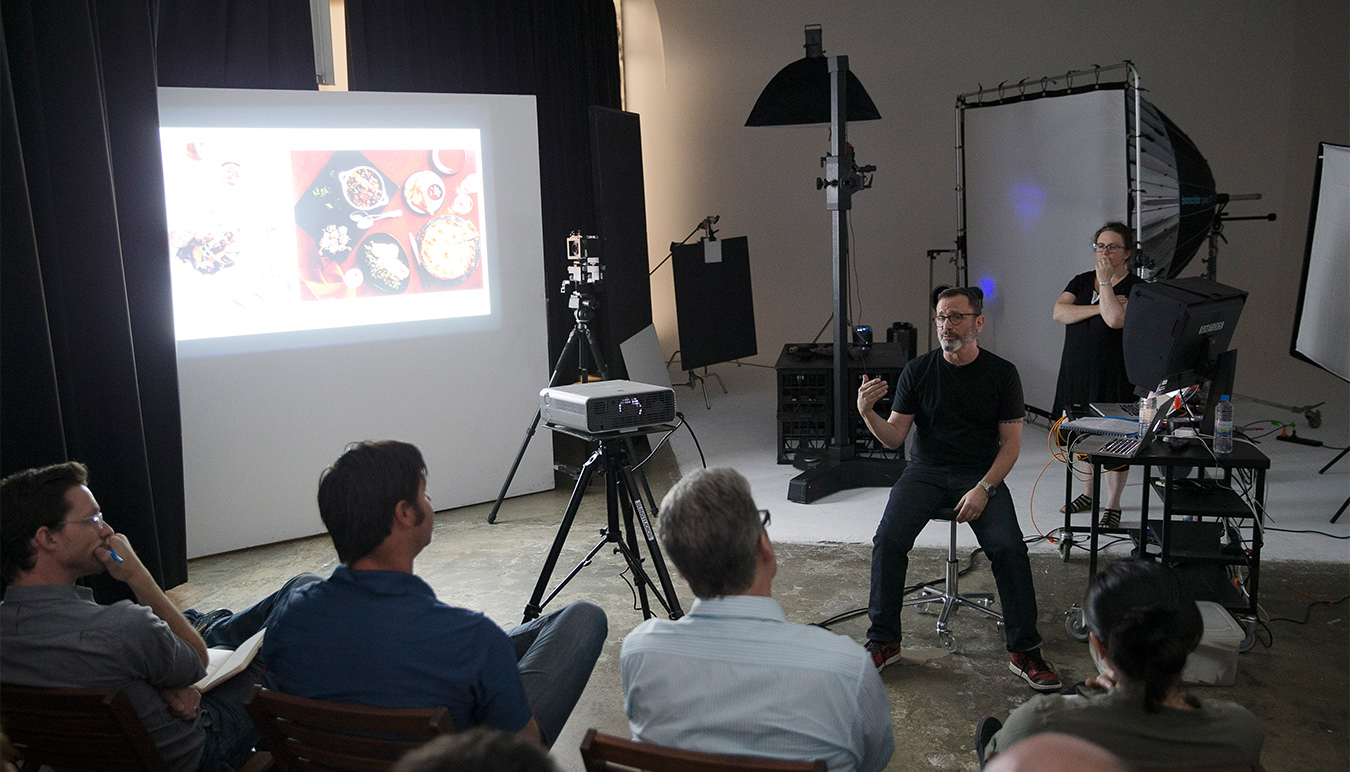 Renown photographer Jon Bader holds commercial food photography workshop at Sydney photography studios, SUNSTUDIOS.