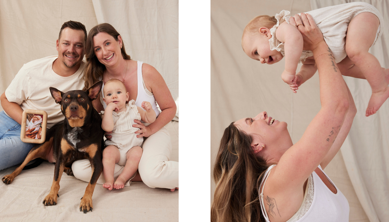 Jacqui, Mitch, Airlie, River, Finn photographed by Melinda Carter