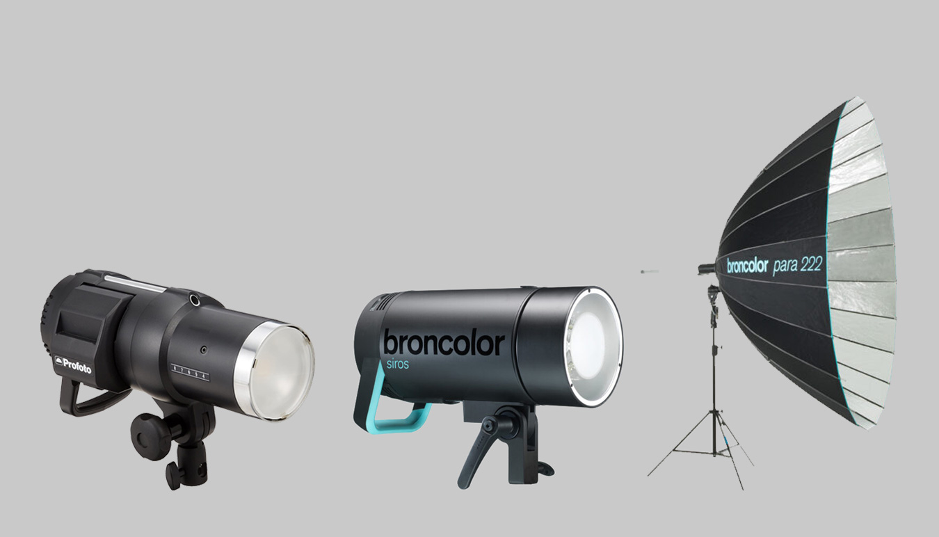 Studio photography lighting equipment for hire at SUNSTUDIOS Australia.
