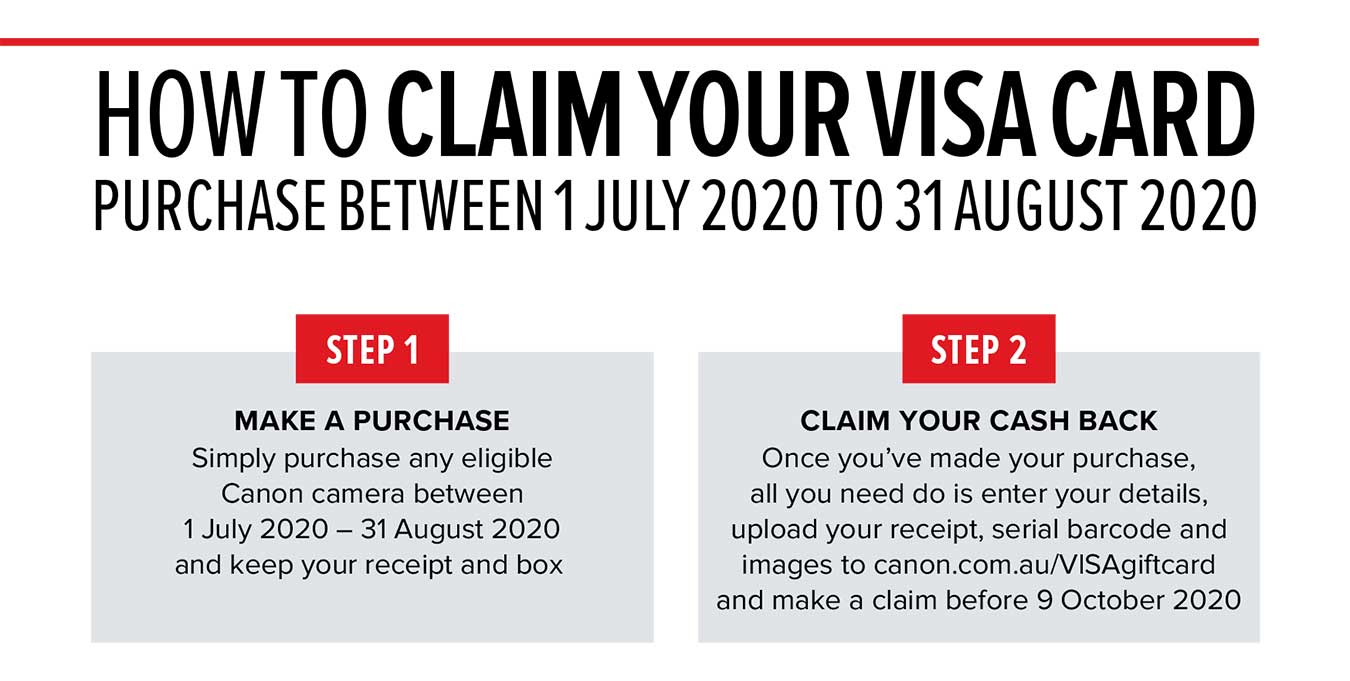 Canon Visa promotion