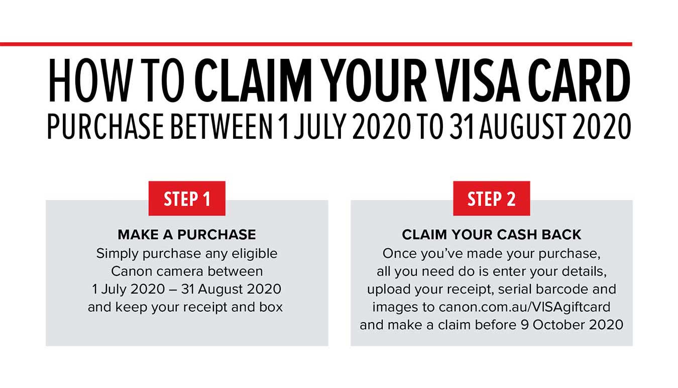 Claim a bonus VISA gift card on selected cameras ...