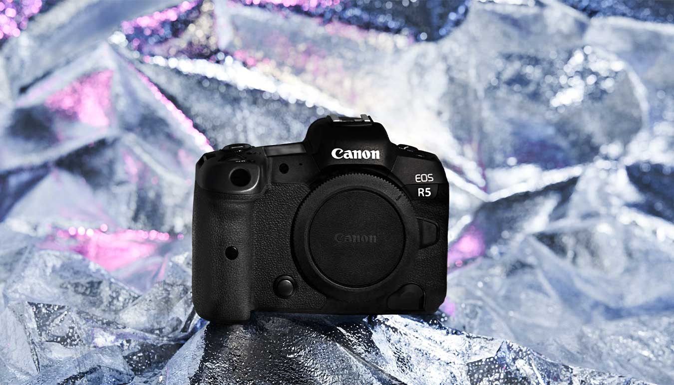 canon-eos-r5-camera-body-on-silver-background