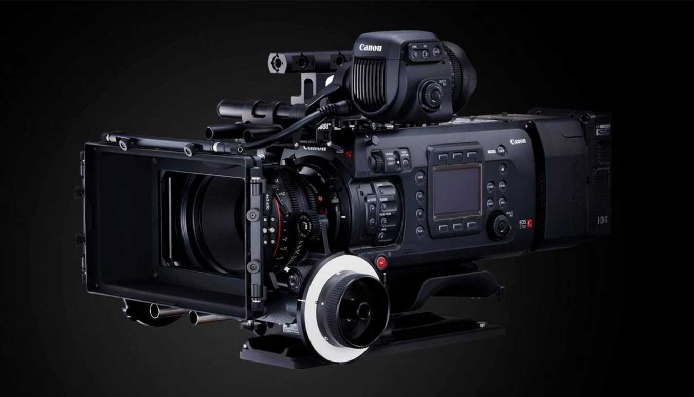 canon-eos-c700-camera-with-lens-on-black-background